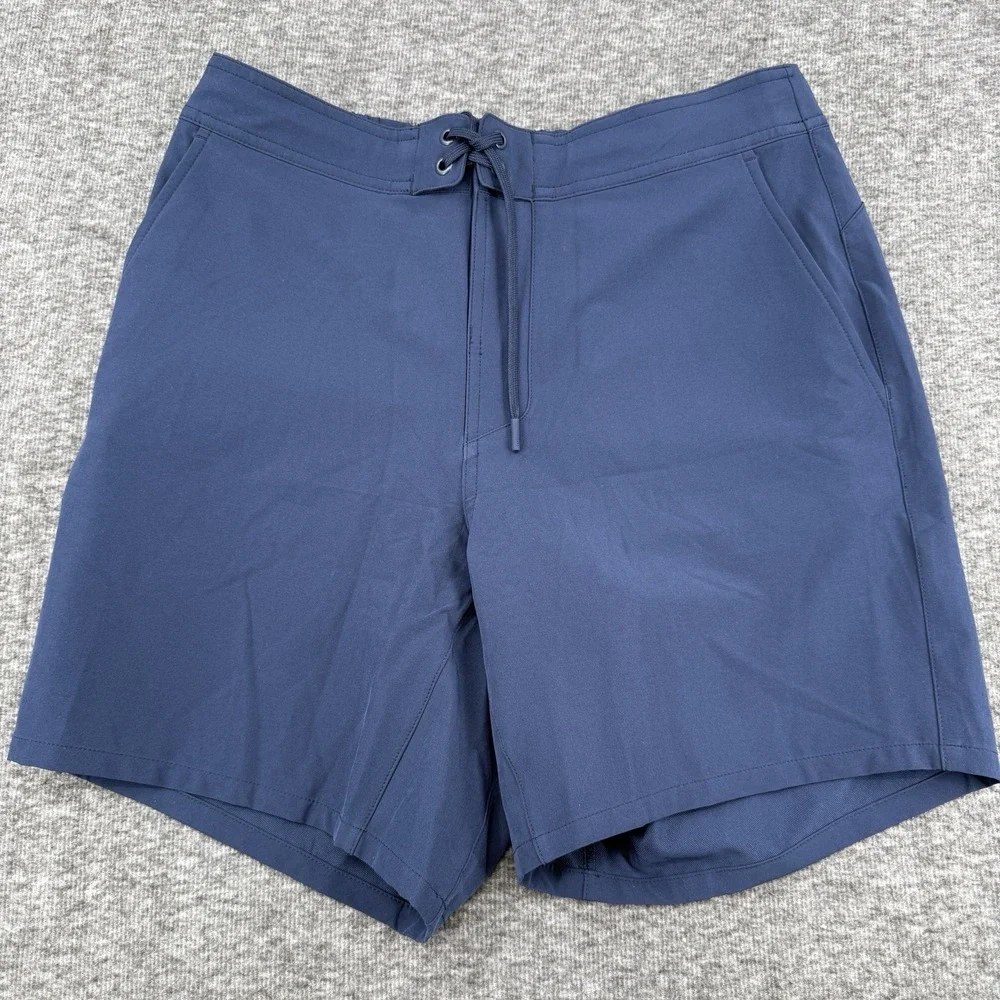 Ten Thousand Foundation Athletic Short TTSH0003V5 Mens Medium Navy Blue 7in New